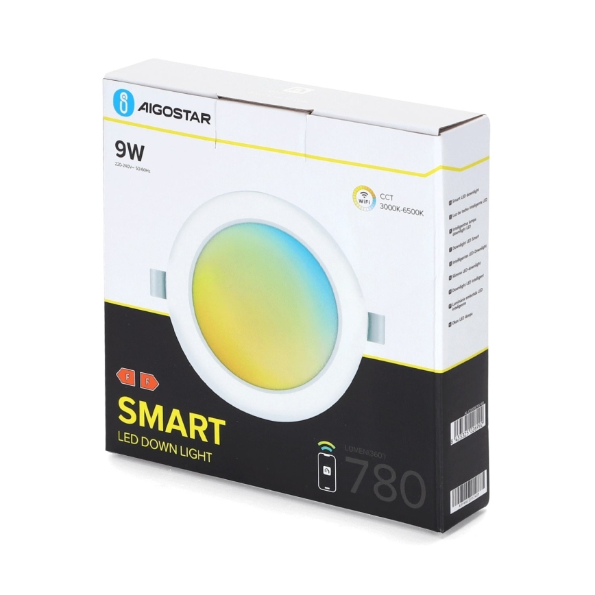 Aigostar - LED Himmennettävä upotettava valo LED/9W/230V halk. 14,5 cm Wi-Fi
