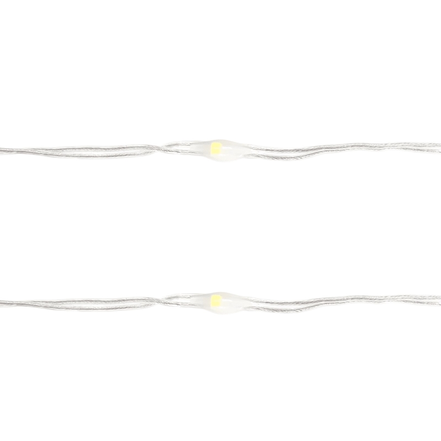 Aigostar - LED-jouluketju 100xLED/3xAA 10,3m kylmänvalkoinen