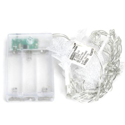 Aigostar - LED-jouluketju 20xLED/3xAA 3,3m puut