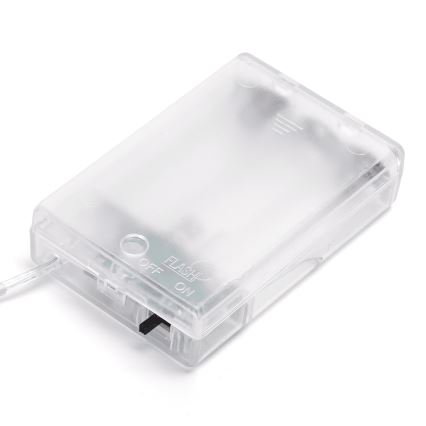 Aigostar - LED-jouluketju 50xLED/3xAA 5,3m monivärinen