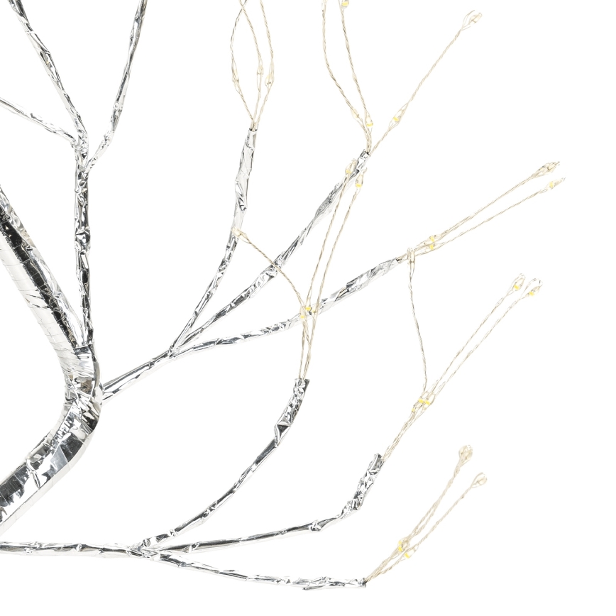 Aigostar - LED-joulukoriste, 108 LEDiä, 3× AA-paristolla, 8 toimintoa, 45 cm, lämmin valkoinen