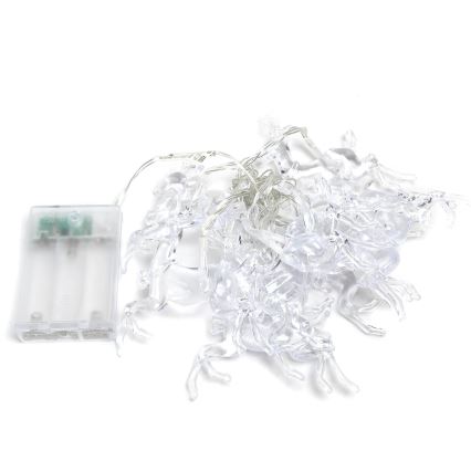 Aigostar - LED Joulukoristevalosarja 20xLED/3xAA 3,3m porot