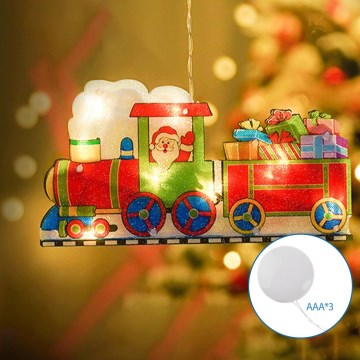 Aigostar - LED-joulukoriste LED/3xAAA juna 13,4cm