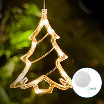 Aigostar - LED-joulukoriste LED/3xAAA puu 20cm