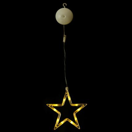 Aigostar - LED-joulukoriste LED/3xAAA tähti 19cm