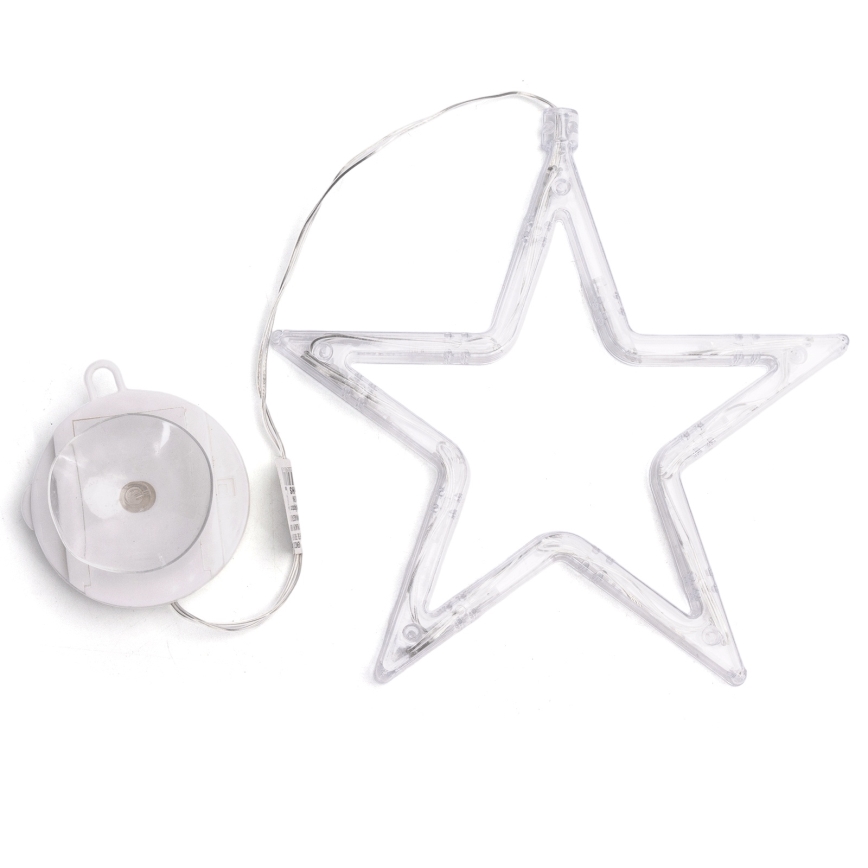 Aigostar - LED-joulukoriste LED/3xAAA tähti 19cm