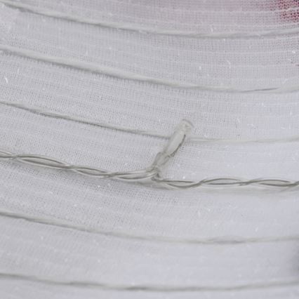 Aigostar - LED-joulukoriste ulkokäyttöön, 50 LED, 0,7 m, 3×AA, IP44, lumiukko + kauko-ohjain