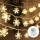 Aigostar - LED Joulukoristevalosarja 20xLED/3xAA 3,3m lumihiutaleet