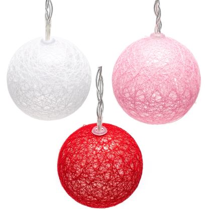 Aigostar - LED jouluvaloketju 10xLED/3xAA 2m lämmin valkoinen