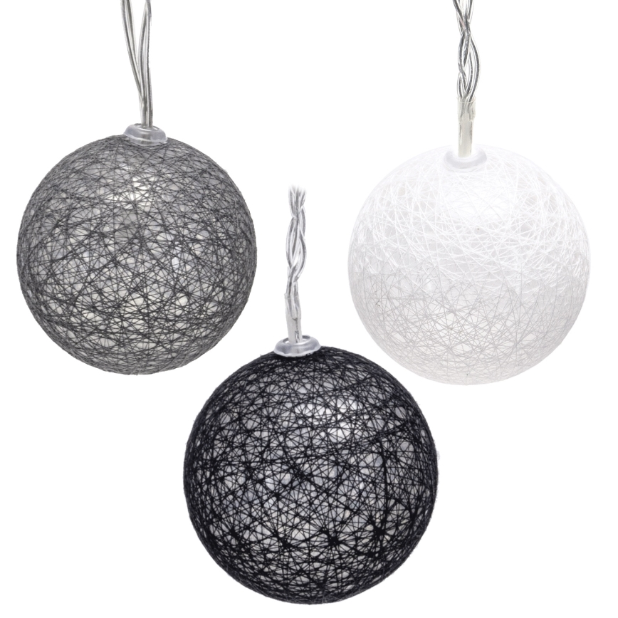 Aigostar - LED-jouluvaloketju 10xLED/3xAA 2m lämminvalkoinen