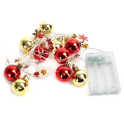 Aigostar - LED-jouluvaloketju 20xLED/3xAA 2m lämmin valkoinen