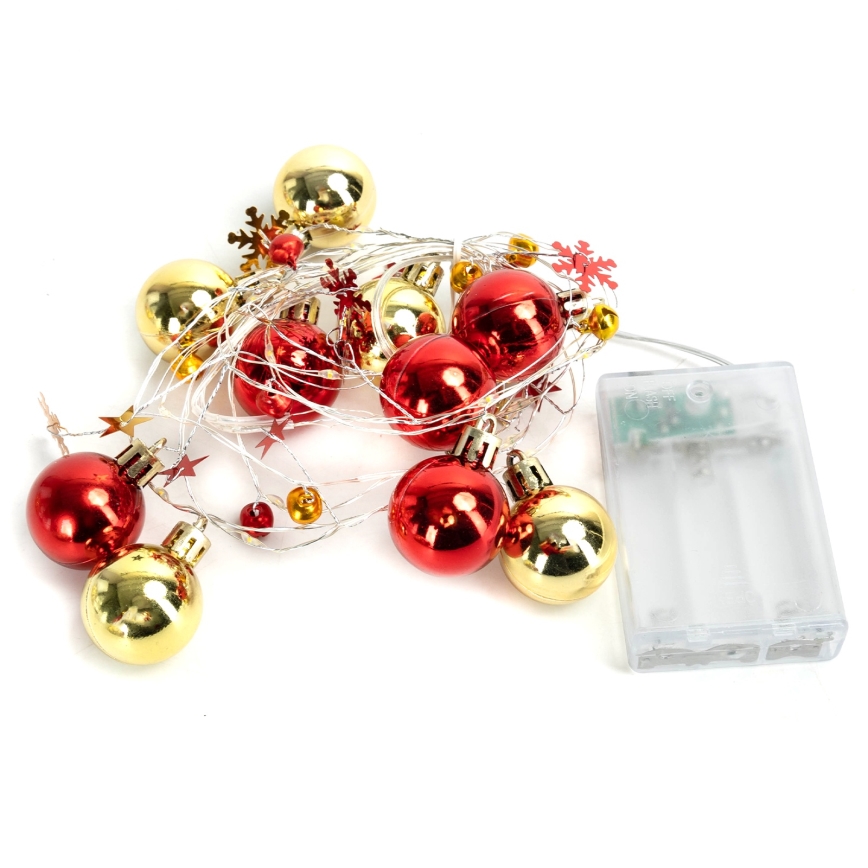 Aigostar - LED-jouluvaloketju 20xLED/3xAA 2m lämmin valkoinen