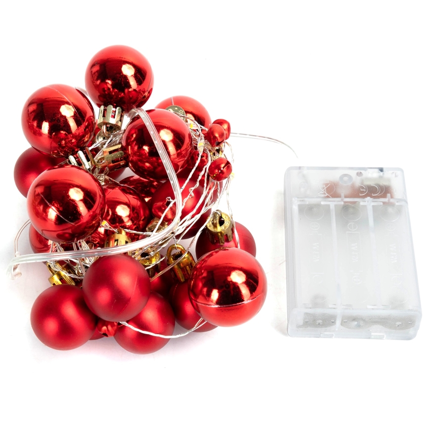 Aigostar - LED-jouluvaloketju 20xLED/3xAA 2m lämmin valkoinen