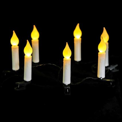 Aigostar - LED-jouluvalosarja 25xLED/3xAA 5 m lämmin valkoinen