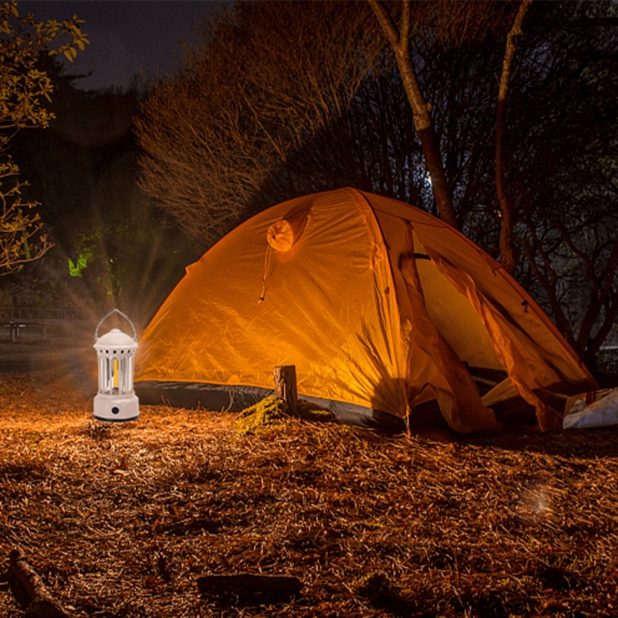 Aigostar - LED kannettava retkeily lamppu LED/3W/3xAA