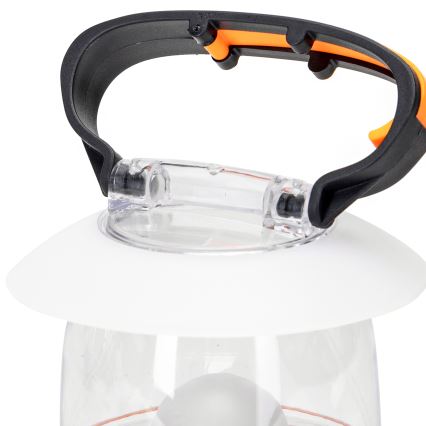 Aigostar - LED kannettava retkeily lamppu LED/4xAA oranssi