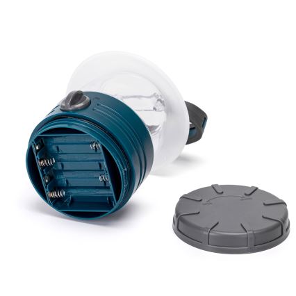 Aigostar - LED kannettava retkeily lamppu LED/4xAA sininen