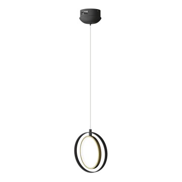 Aigostar - LED-kattokruunu johdossa LED/15W/230V 2700K musta