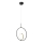 Aigostar - LED-kattokruunu johdossa LED/15W/230V 6500K musta/kulta