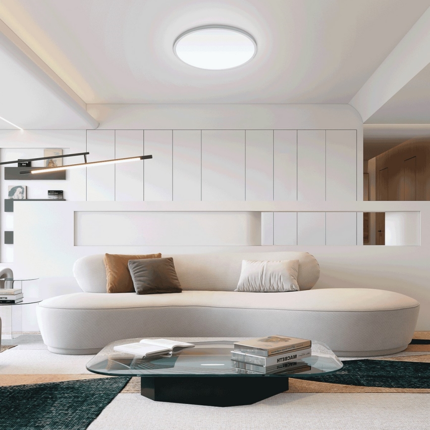 Aigostar - Himmennettävä kylpyhuoneen LED-kattovalaisin LED/18W/230V 3000-6000K IP54 + kauko-ohjaus
