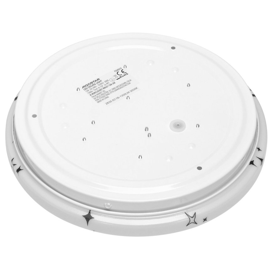 Aigostar - LED-kattovalaisin LED/12W/230V 6500K halkaisija 26cm