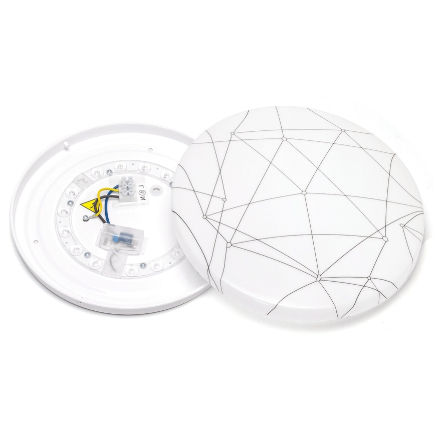 Aigostar - LED-kattovalaisin LED/12W/230V 6500K halkaisija 26cm