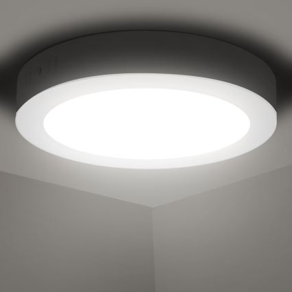 Aigostar - LED-kattovalaisin LED/12W/230V halkaisija 17,4 cm 4000K valkoinen