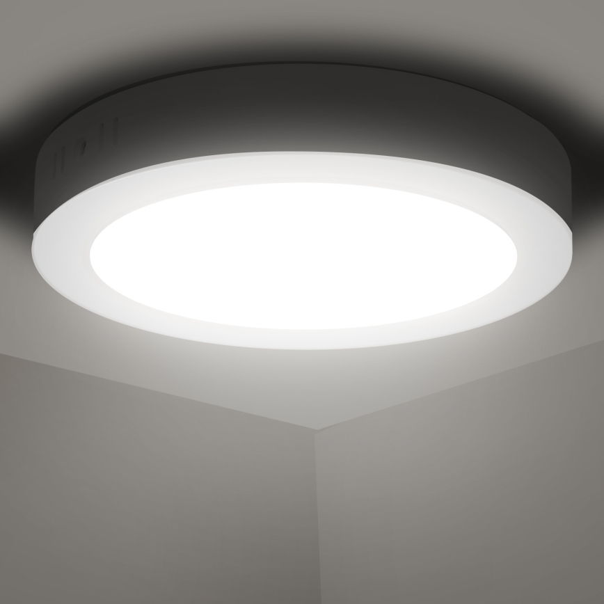Aigostar - LED-kattovalaisin LED/12W/230V halkaisija 17,4 cm 4000K valkoinen