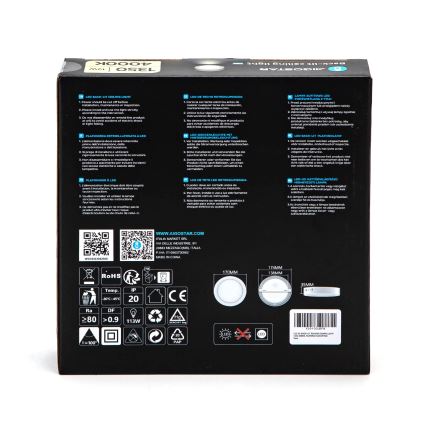 Aigostar - LED-kattovalaisin LED/12W/230V halkaisija 17,4 cm 4000K valkoinen