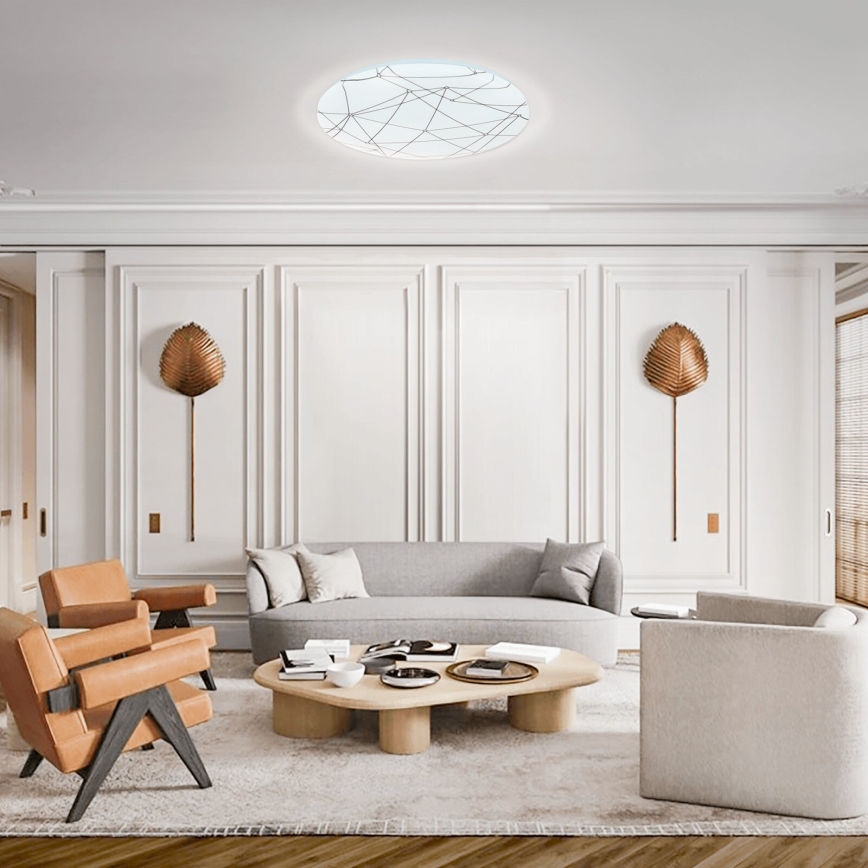 Aigostar - LED-kattovalaisin LED/36W/230V 6500K halkaisija 38cm