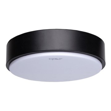 Aigostar - LED Kattovalo LED/12W/230V 3000K d. 23 cm musta