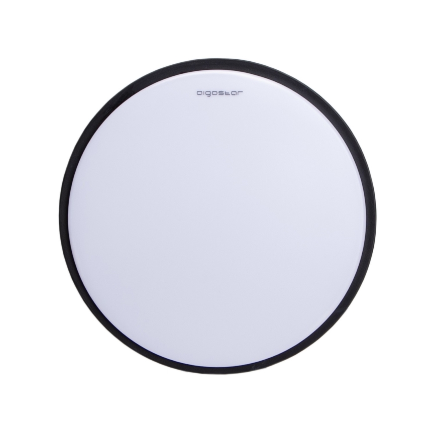 Aigostar - LED Kattovalo LED/12W/230V 3000K d. 23 cm musta