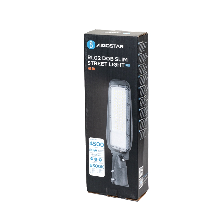 Aigostar - LED-katuvalo LED/50W/230V 6500K IP65