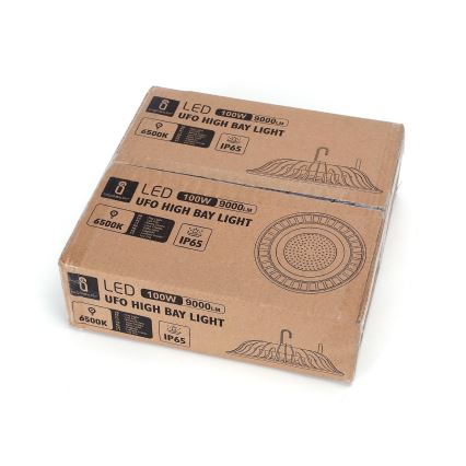 Aigostar - LED Kestävä valo UFO HIGHBAY LED/100W/230V 6500K IP65