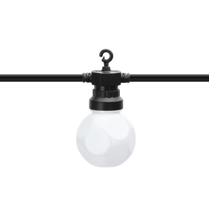 Aigostar - LED Koristeketju ulkokäyttöön 10xLED/8m IP44 lämmin valkoinen