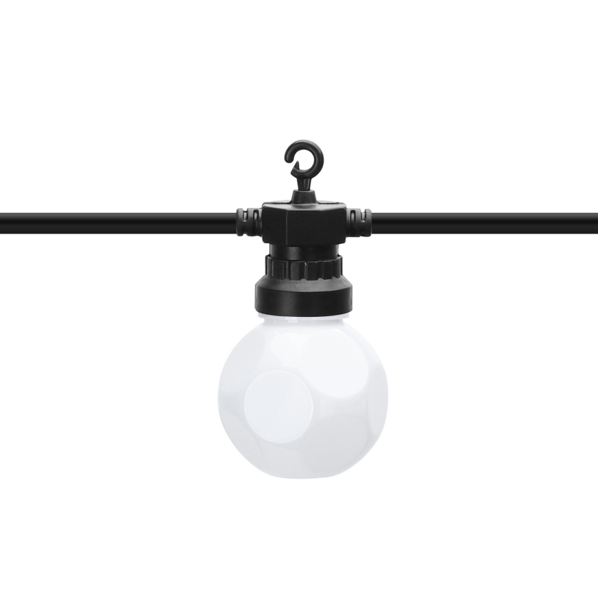 Aigostar - LED Koristeketju ulkokäyttöön 10xLED/8m IP44 lämmin valkoinen