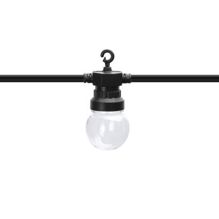 Aigostar - LED Koristeketju ulkokäyttöön 10xLED/8m IP44 lämmin valkoinen