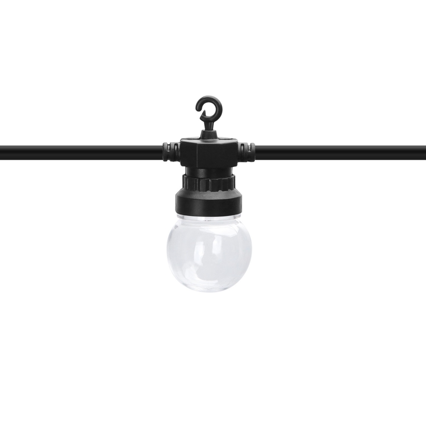 Aigostar - LED Koristeketju ulkokäyttöön 10xLED/8m IP44 lämmin valkoinen