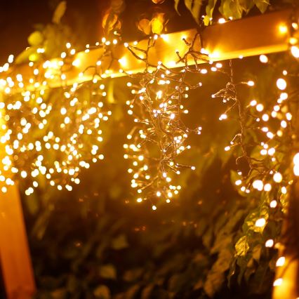 Aigostar - LED Koristeketju ulkokäyttöön 250xLED/10m IP44 lämmin valkoinen