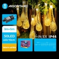 Aigostar - LED koristeketju ulkokäyttöön 50xLED/8 toiminnot 8m IP44 lämpimänvalkoinen