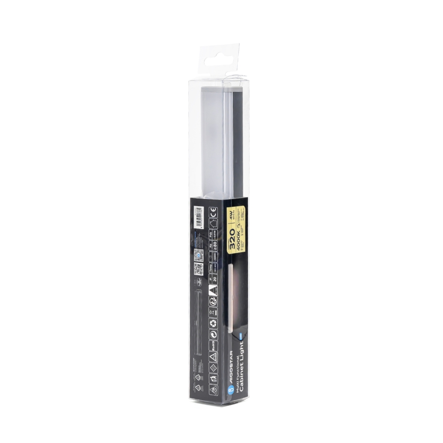 Aigostar - LED Ladattava kalustevalaistus anturilla LED/4W/5V 4000K