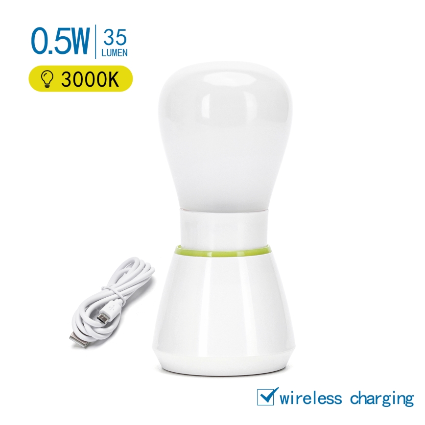 Aigostar - LED Ladattava yövalo LED/0,5W/5V 3000K