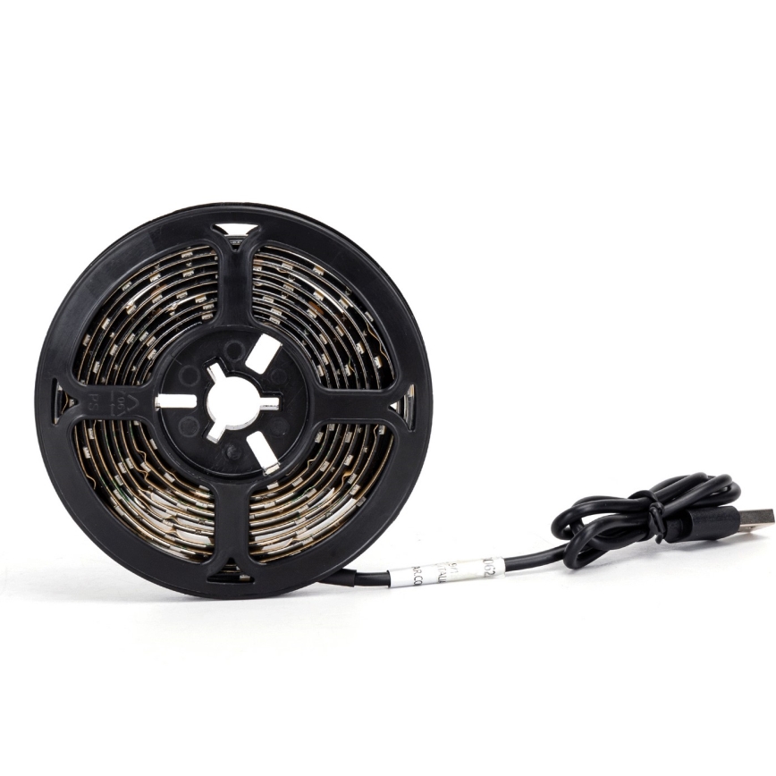 Aigostar - LED-nauha 2m LED/4,9W/5V 6500K IP65 musta