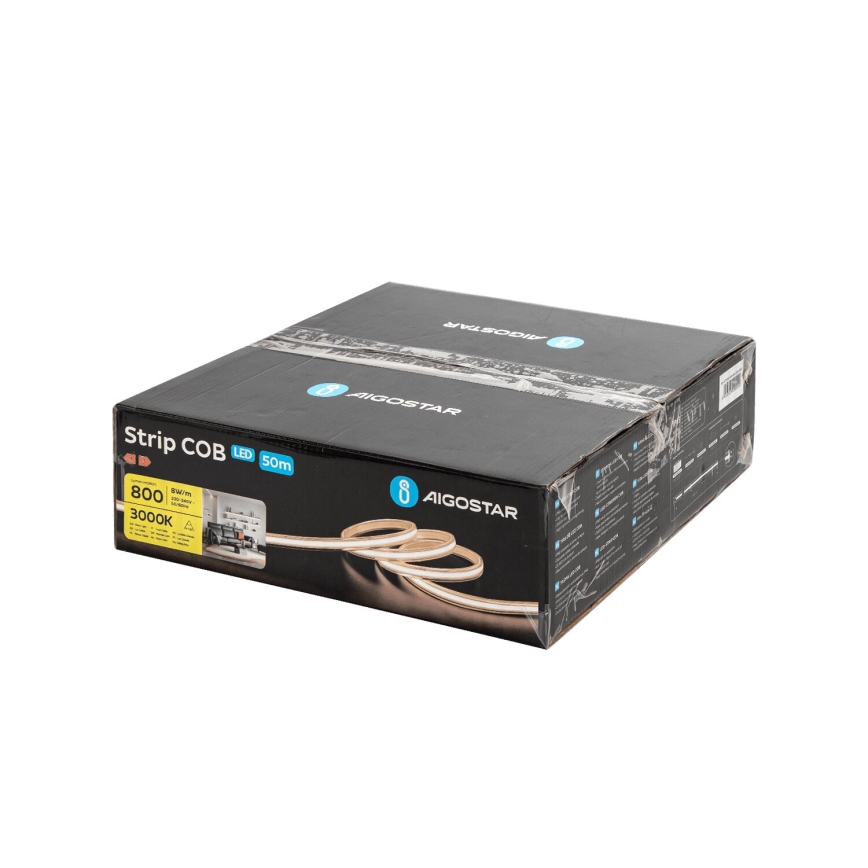Aigostar - LED-nauha 50m LED/320W/230V 3000K IP65