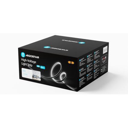 Aigostar - LED-nauha 50m LED/400W/230V 6500K IP65