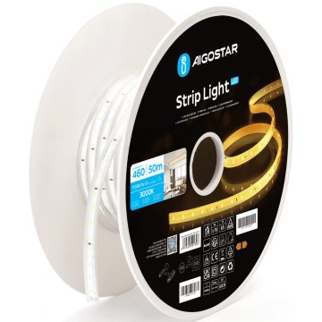 Aigostar - LED-nauha LED/250W/230V 50m 3000K IP65
