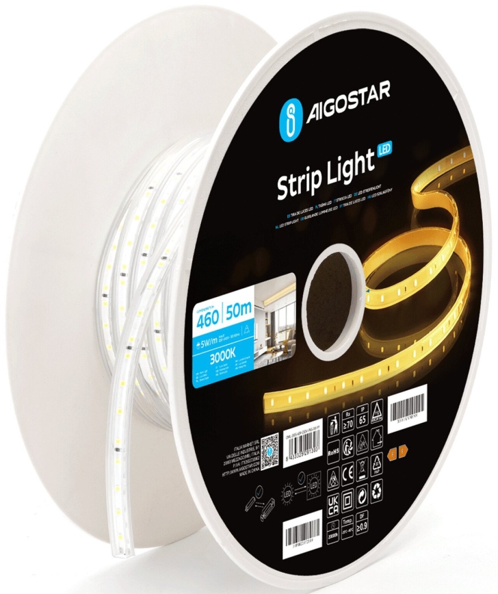 Aigostar - LED-nauha LED/250W/230V 50m 3000K IP65