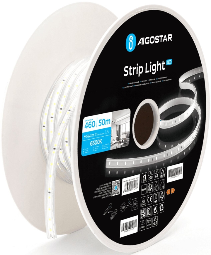 Aigostar - LED-nauha LED/250W/230V 50m 6500K IP65