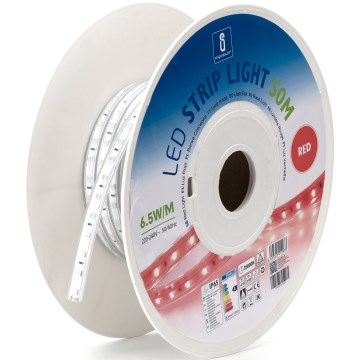 Aigostar - LED-nauha LED/325W/230V 50m punainen IP65