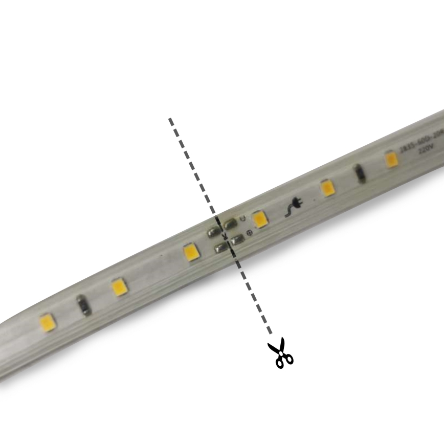 Aigostar - LED-nauha LED/350W/230V 50m 3000K IP65
